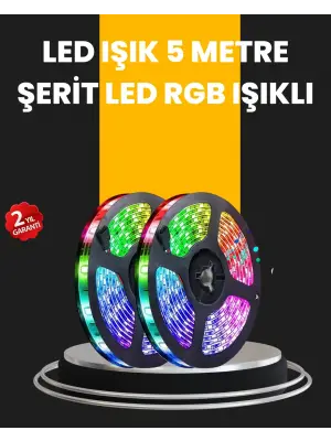 5 Metre Kumandalı Su Geçirmez Şerit Led