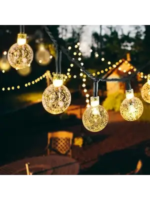 5 Metre Sarı Opak Solar Top Led Işık