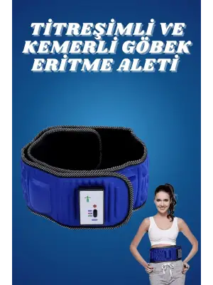 5 Motorlu Titreşimli Masaj Aleti Göbek Kemeri Selülit Cihazı Eritme Zayıflama