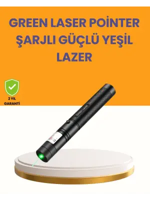 5000mw Yeşil Lazer Pointer Profesyonel Uzun Menzilli