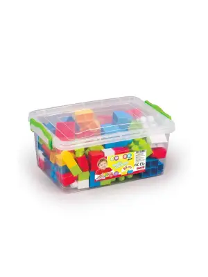 5090 Sandıkta Büyük Renkli Bloklar 85 Parça -Dolu