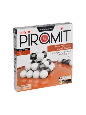 Omarı Kristal Tasarım Kırmızı Piramit Vazo