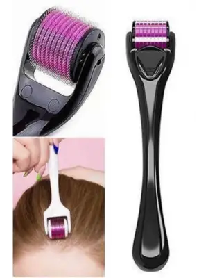 540 Iğneli Derma Roller 1mm Titanyum Uçlu Saç Kaş Serum Kullanımına Uygun