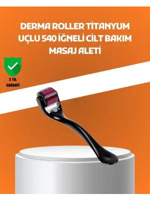 540 İğneli Titanyum Dermaroller Profesyonel Ev Tipi Cilt Yenileme Atı
