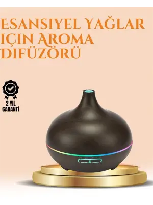 550 Ml Ultrasonik Yağ Difüzörü Ve Soğuk Buhar Nemlendirici