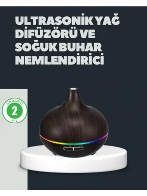 550ml Ultrasonik Hava Nemlendirici Ve Aromaterapi Difüzörü