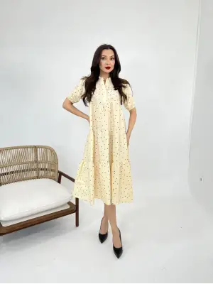 Omarı Zarif Dantel Detaylı Abiye Elbise