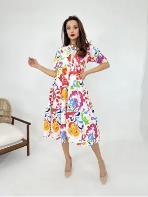 Omarı Vintage Tarzı Siyah Dantel Elbise