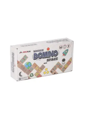 Omarı Ahşap Domino Seti - Redka Özellikli