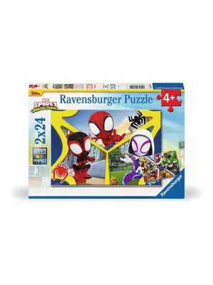 57290 Spidey and Amazing Friends 2x24 parça Ravensburger Puzzle