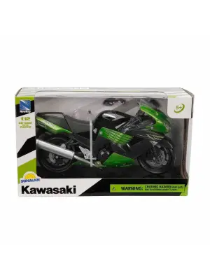 Omarı 1:12 Ölçekli Detaylı Kawazaki ZX-14 Model Motor Heykeli - b Kargo
