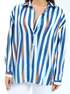 Omarı Şık Dantel Detaylı Kadın Gömlek