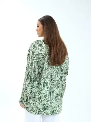 Omarı Siyah Slim Fit Erkek Gömlek