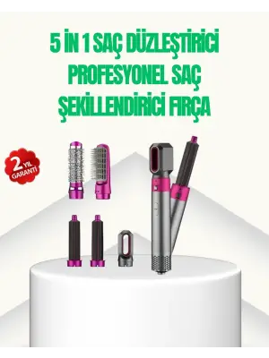 5’i 1 Arada Profesyonel Saç Şekillendirici Tek Cihazla Sınırsız Stil