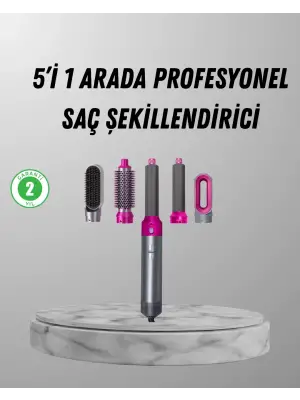 5’i 1 Arada Saç Şekillendirici Set Kuaför Düzeyinde Performans Ve Ergonomik Tasarım