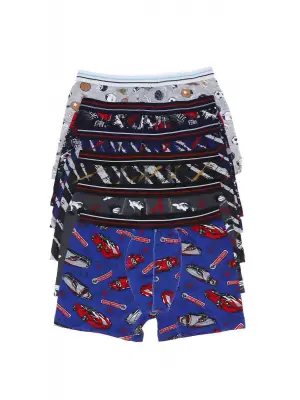 Omarı Çocuk Desenli Boxer Paketi
