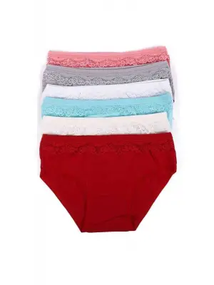 Omarı Çocuk Dantelli Bikini Seti - 6 Parça