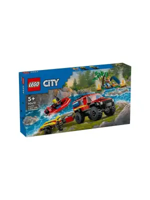 60412 Lego City 4x4 Kurtarma Botlu İtfaiye Kamyonu 301 parça +5 yaş