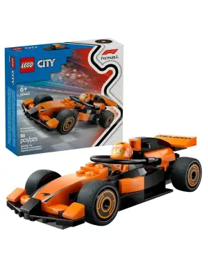 60442 Lego City McLaren Yarış Arabalı F1 Sürücüsü 86 parça +6 yaş