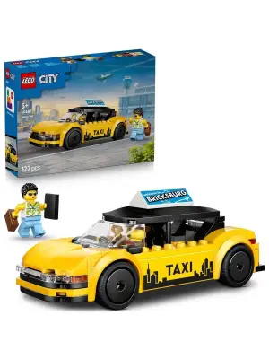 60487 Lego City Sarı Taksi 122 parça +5 yaş