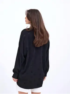 Omarı Modern ve Şık Desenli Gömlek