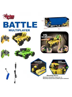 Omarı 2 Li Tank Araba 2.4G Sarjlı Oyuncak Araç