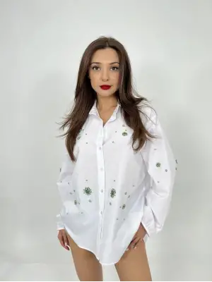 Beyaz Regular Fit Gömlek