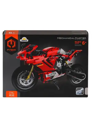 6833 IMM Mekanik Master Blokları Motosiklet Kırmızı 557 Parça