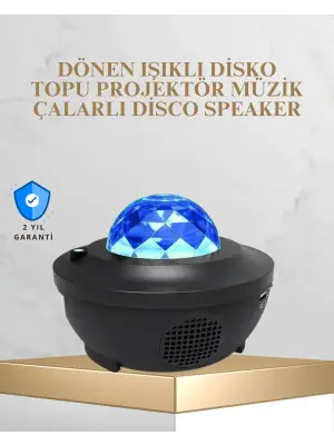 Bluetooth & Usb Müzik Çalar Gece Lambası – 50 m² Kapsama, Uzaktan Kumanda