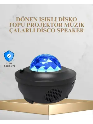 Bluetooth & Usb Müzik Çalar Gece Lambası – 50 m² Kapsama, Uzaktan Kumanda