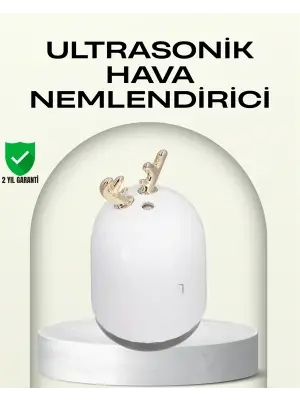 Abs+pp Malzemeli Taşınabilir 220 ml Usb Mist Nemlendirici