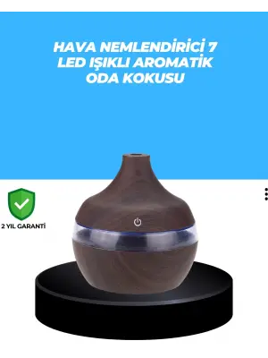 7 Renk Dinlendirici Led Işıklı Aroma Buhar Makinesi