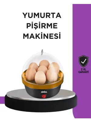 7 Yumurta Kapasiteli Buharlı Yumurta Pişirme Cihazı Sesli Uyarılı