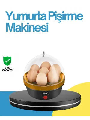 7 Yumurta Kapasiteli Yumurta Pişirme Makinesi Rafadan Orta Ve Katı