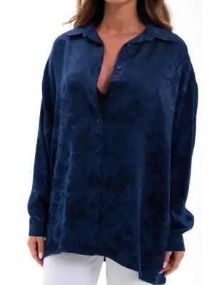 Omarı Yüksek Kaliteli Münih Desenli Gömlek