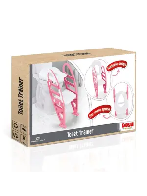 7250 Kaymaz Ayarlı Merdivenli Tuvalet Pembe -Dolu