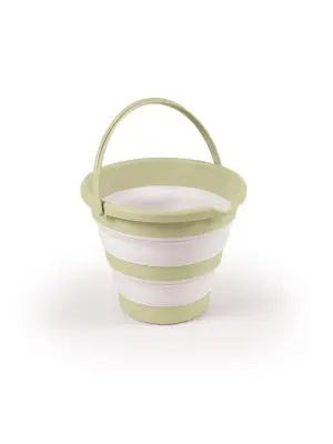 Omarı Katlanabilir Bebek Yıkama Kovası - Pratik ve Dayanıklı Yapısıyla Bej Renkli