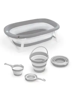 7368 Katlanabilir 3ü 1 Araba Banyo Seti -Dolu Oyuncak