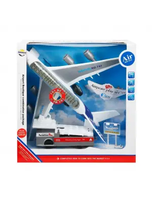 Omarı Eğlenceli Ses ve Işıklarla Donatılmış Uçak Seti