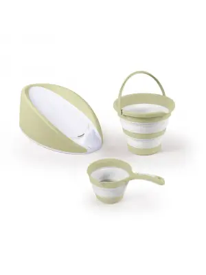 7571 ÜÇLÜ BEBEK BANYO SETİ- ECO GREEN