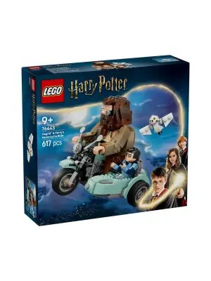 76443 Lego Harry Potter-Hagrid ve Harrynin Motosiklet Yolculuğu 617 parça +9 yaş