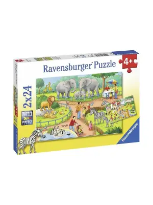 78134 Hayvanat Bahçesi 2x24 parça Ravensburger Puzzle