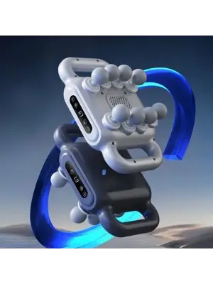 8 Başlıklı Şarjlı Isıtmalı Masaj Aleti