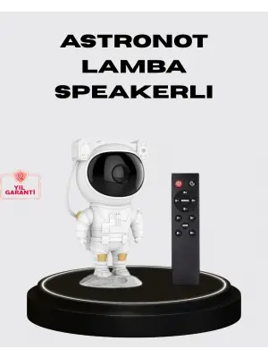 8 Efektli Astronot Galaxy Projektör Uzaktan Kumandalı Led Gece Lambası