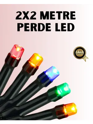 8 Modlu Zaman Ayarlı Led Perde Işık – Bahçe Ve Balkon Dekorasyonu