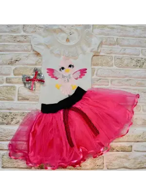 Modern Kız Bebek Takımı Etekli