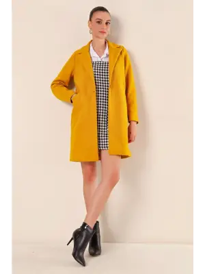 9085 Kaşe Kaban - Sarı