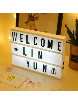 A5 Led Işıklı Yazı Panosu Lightbox