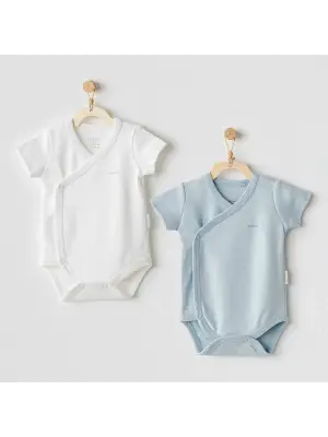 Ac25643 Cuddly Bunny Bear 2li Zıbın Body Ekru Mavi