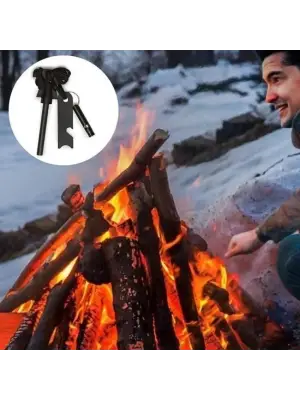 Acil Durum Magnezyum Çakmaktaşı Hayatta Kalma Kiti